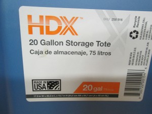 HDX 20 Gallon